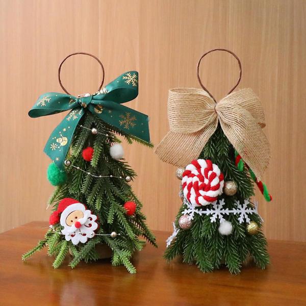 卓上クリスマスツリーオーナメント デスクトップクリスマスツリー パーティー ホリデー 寝室 