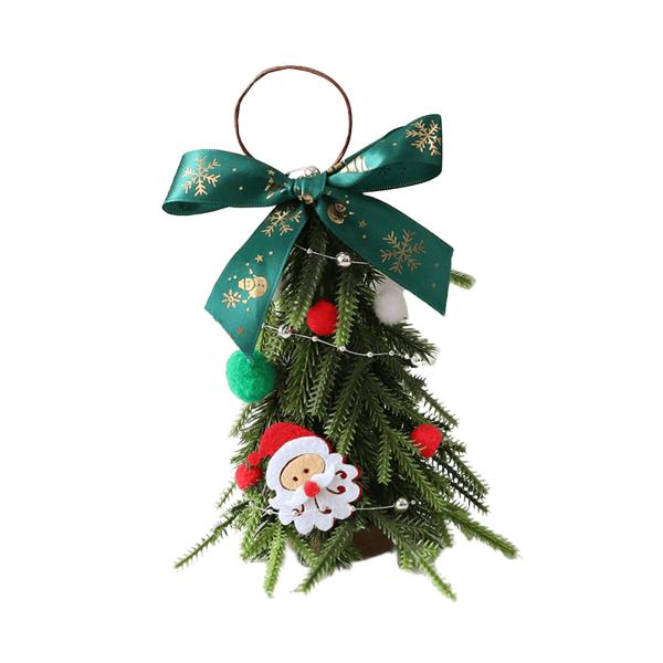 卓上クリスマスツリーオーナメント デスクトップクリスマスツリー パーティー ホリデー 寝室 サンタクロース用