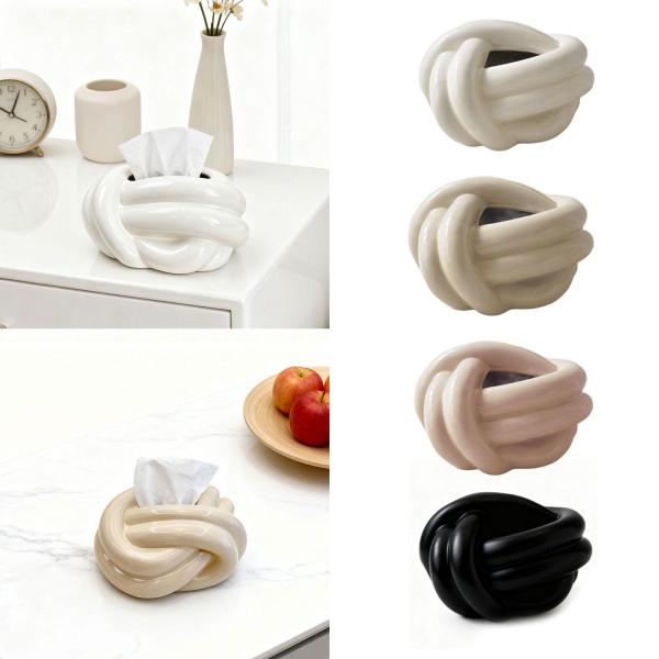 ティッシュボックスカバー 卓上装飾 ティッシュホルダー 家庭用 キッチン バスルーム ホワイト