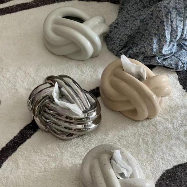 ティッシュボックスカバー 卓上装飾 ティッシュホルダー 家庭用 キッチン バスルーム ミルクコーヒー色