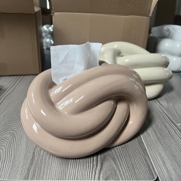 ティッシュボックスカバー 卓上装飾 ティッシュホルダー 家庭用 キッチン バスルーム ミルクコーヒー色