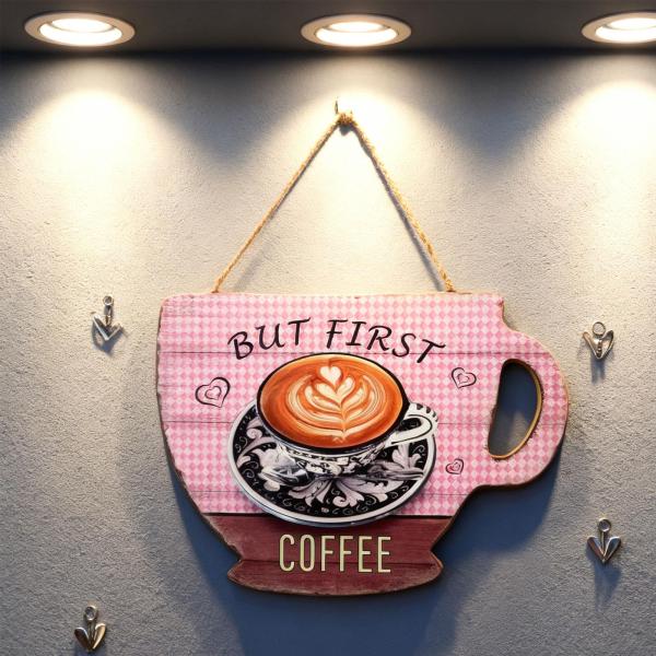 コーヒーバードアサイン 2D壁掛けサイン コーヒーコーナーホームダイニングルームA用