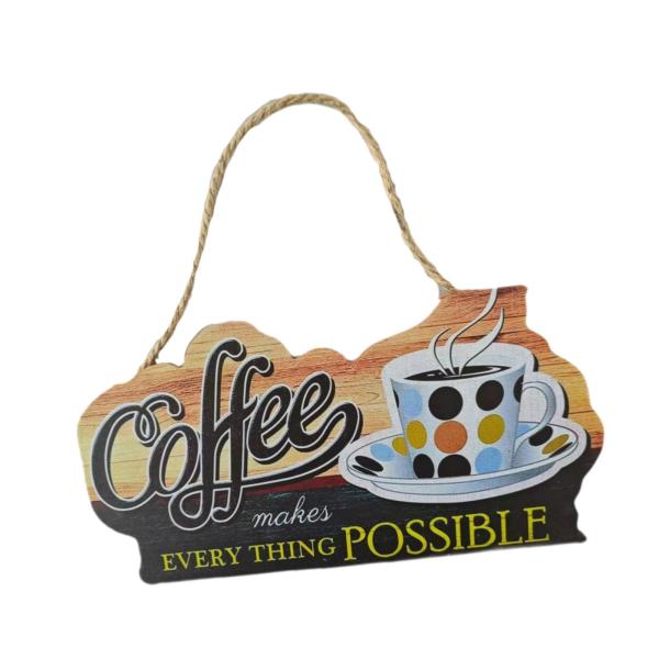 ヴィンテージファームハウスカフェサイン（紐付き）コーヒーバーサイン（コーヒーパティオバー用）A