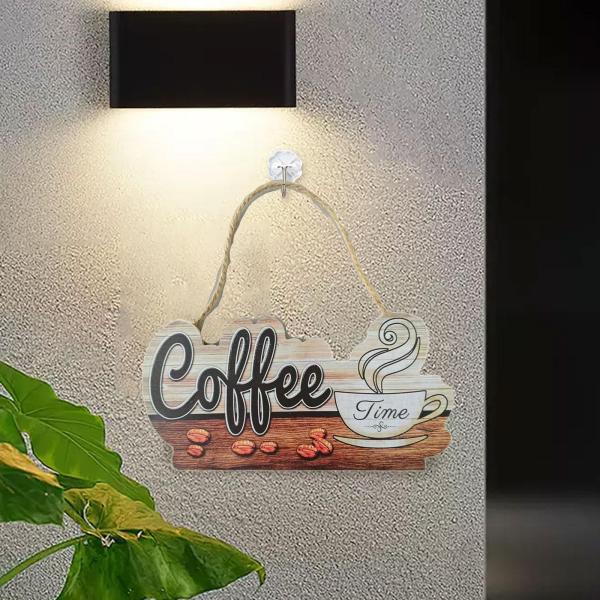 ヴィンテージファームハウスカフェサイン（紐付き）コーヒーバーサイン（コーヒーパティオバー用）B