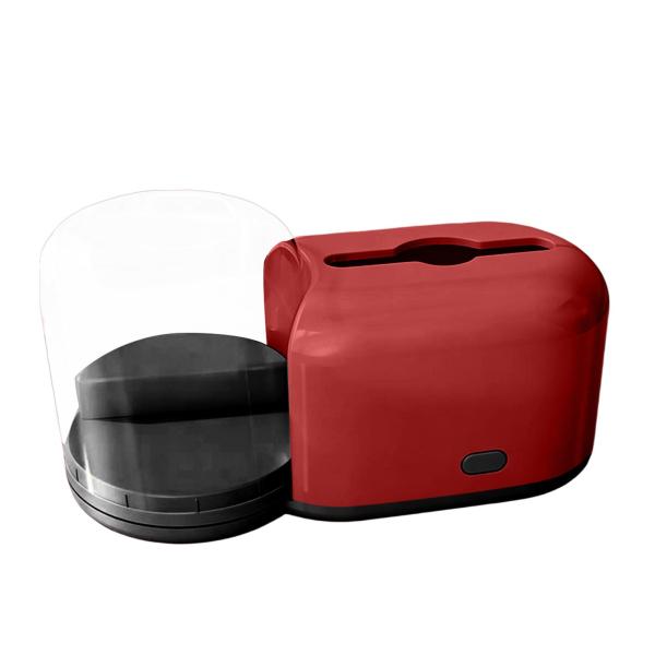 ティッシュボックス ナプキンディスペンサー 装飾ペーパーケース オフィス バスルーム レストラン用 赤