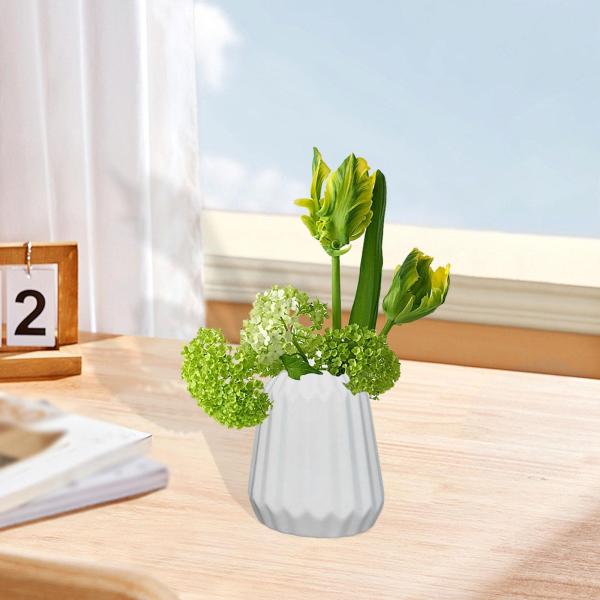 花瓶 北欧風 フェイクセラミック フラワーボトル 玄関 本棚 ベッドサイド Lサイズ