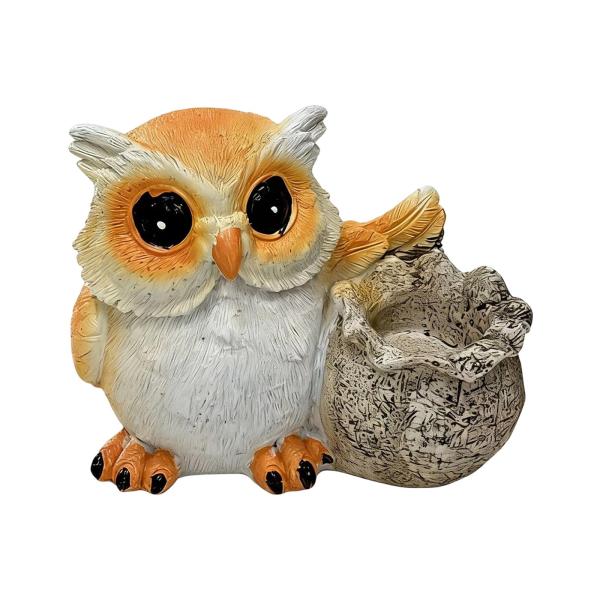鳥の置物 新築祝いの贈り物 本棚、寝室、コーヒーテーブル用彫刻 8.5cm×6.5cm×7cm