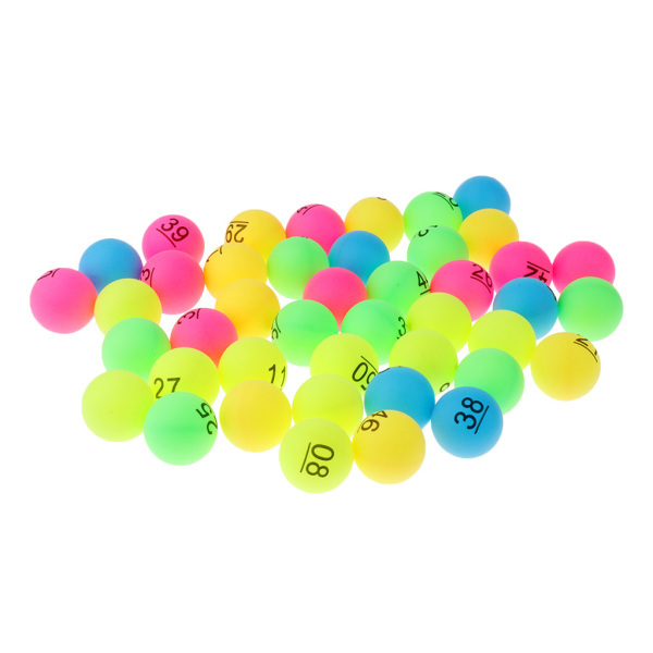 約50個 アソート色 PP素材 テーブル テニス ボール 40mm 抽選用球  全4種類｜stk-shop｜02