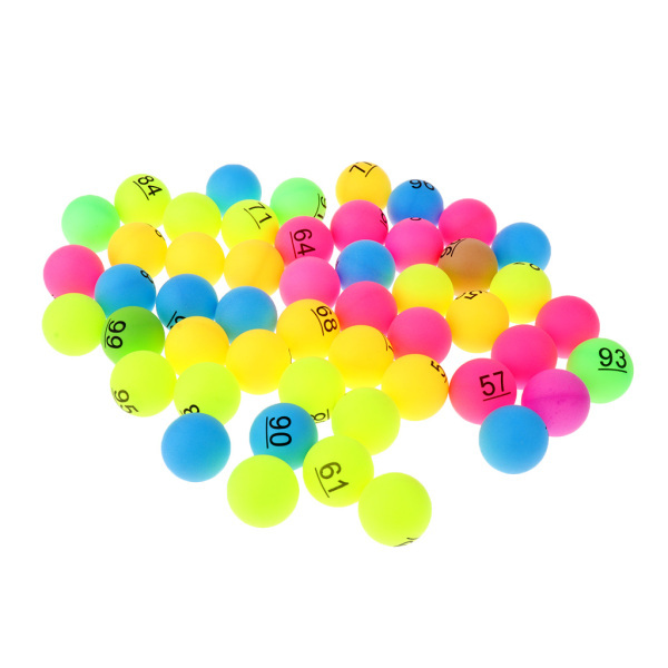 約50個 アソート色 PP素材 テーブル テニス ボール 40mm 抽選用球  全4種類｜stk-shop｜03