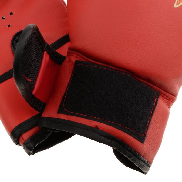 puのボクシングの訓練の手袋mma戦うパンチングサンダルミット赤