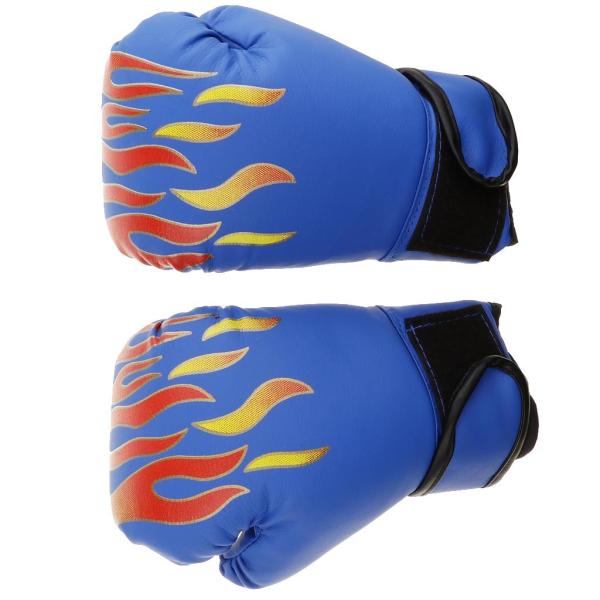 puのボクシングの訓練の手袋mmaの戦うパンチングのsandbagサンダミット青