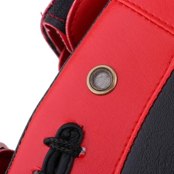 PUボクシング打撃ターゲットパンチフォーカスパッドMMAジャブトレーニングミットバッグレッド