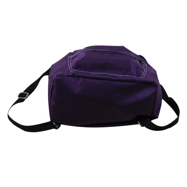 女性男性水泳ビーチ巾着バックパックドライウェット分離バッグパックパープル