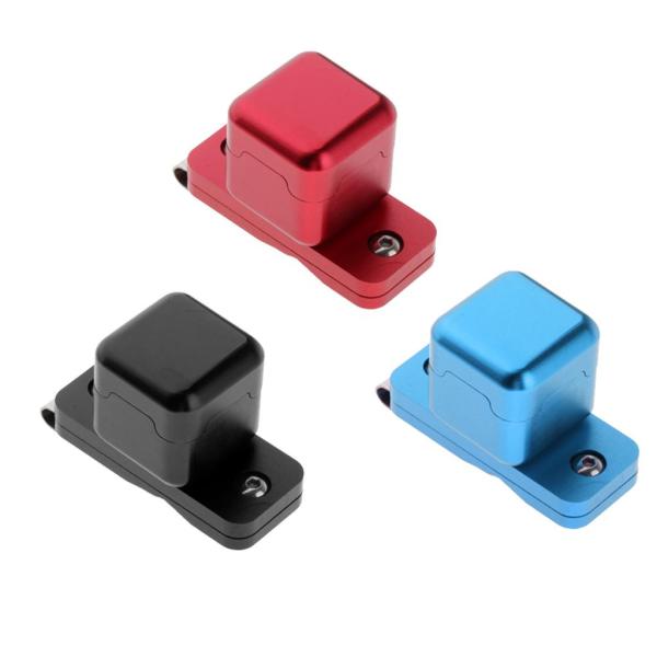 ビリヤードキューチョークケースホルダーチョークキャリア金属ボックスクリップブラック