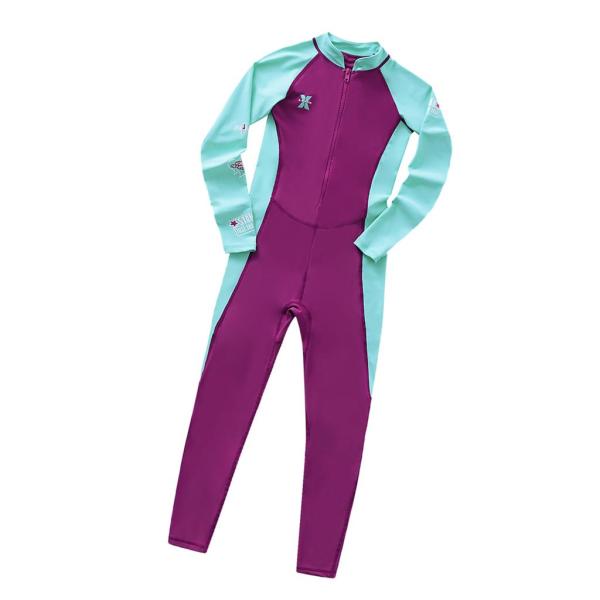 Kids Zipper Wetsuit One-piece Scuba Diving Child Long Sleeves Dive Suit XXL