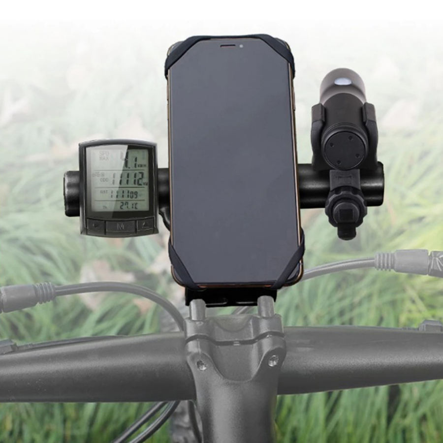時間指定不可 自転車自転車ハンドルバーエクステンション懐中電灯led電話ホルダーエクステンダーマウントラック Discoversvg Com