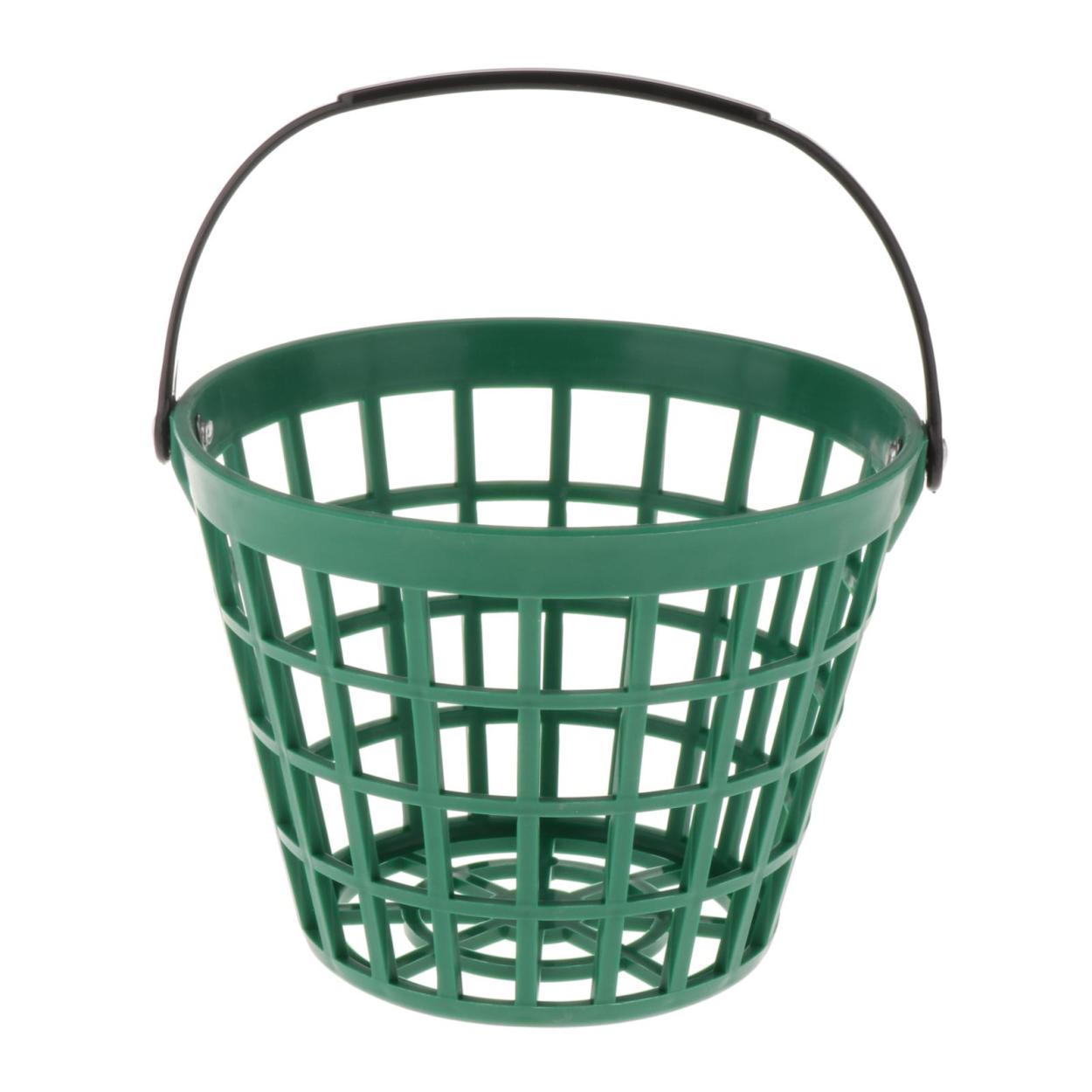 固体ゴルフレンジバスケット.ゴルフボールテニスボール.卵コレクションバケツを運ぶゴルフボール収納容器キャリーハンドル屋外屋内｜stk-shop｜02