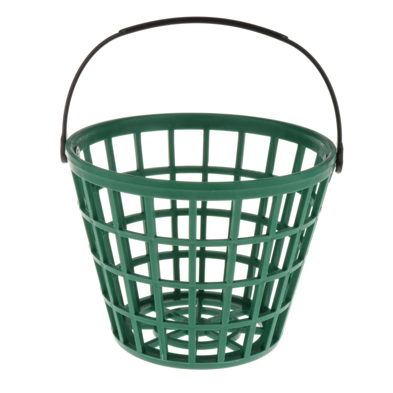 固体ゴルフレンジバスケット.ゴルフボールテニスボール.卵コレクションバケツを運ぶゴルフボール収納容器キャリーハンドル屋外屋内｜stk-shop｜03