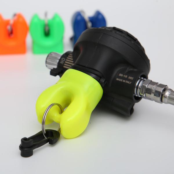 ダイビング スカムボール スキューバ マウスピース ホルダー レギュレーター リテーナー オレンジ