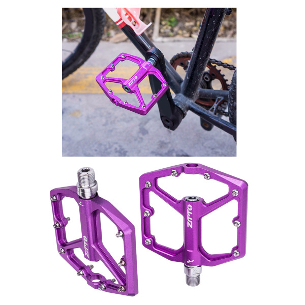 MTB ペダル 9/16 インチ 16 個の滑り止めピン付き、マウンテン バイク