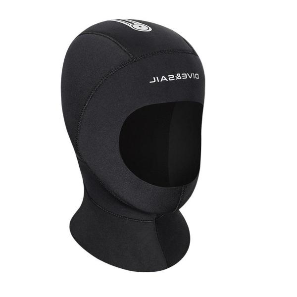 3mmネオプレンスキューバダイビングフードキャップダイバーシュノーケルスピアフィッシングスイムキャップS