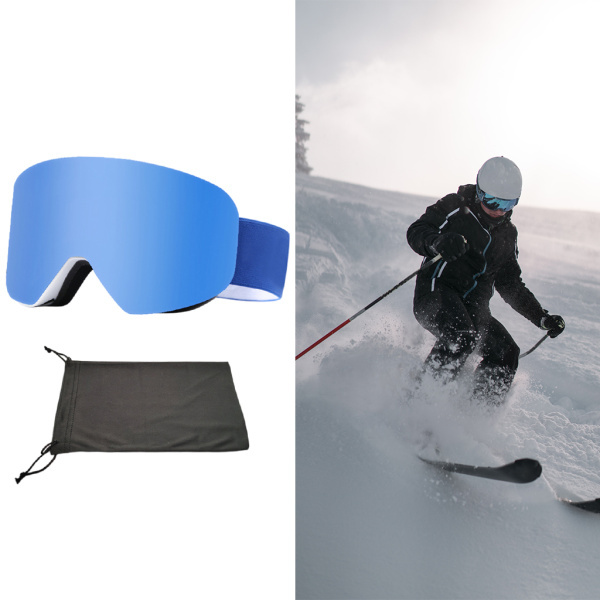 スキーゴーグル、男性用と女性用のスノーボードゴーグル、UV 400保護と互換性のあるヘルメット、耐風性、アンチグレアレンズ｜stk-shop｜04