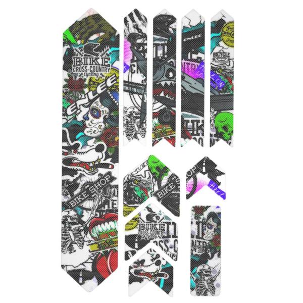バイクステッカー保護テープ自転車フィルムステッカーセットフレーム落書き