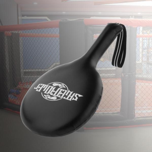 ボクシングミットトレーニングターゲットパンチパッドグローブフォーカスMMA空手戦闘黒