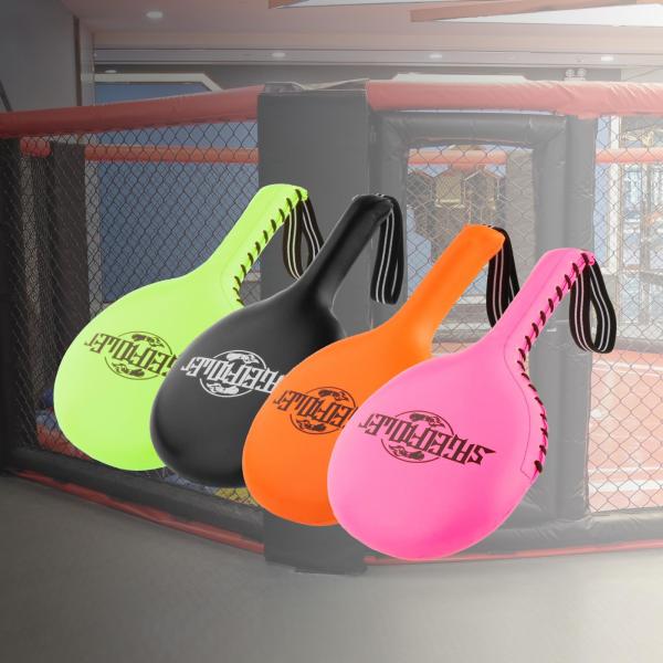 ボクシングミットトレーニングターゲットパンチパッドグローブフォーカスMMA空手戦闘黒
