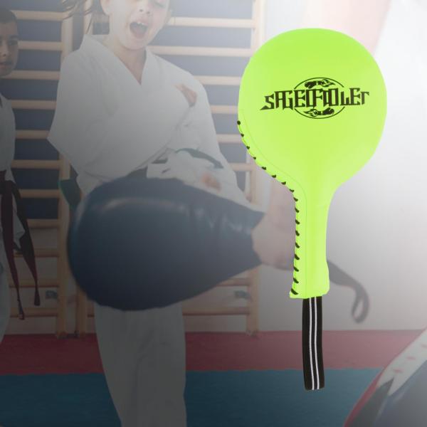 ボクシングミットトレーニングターゲットパンチパッドグローブフォーカスMMA空手戦闘グリーン