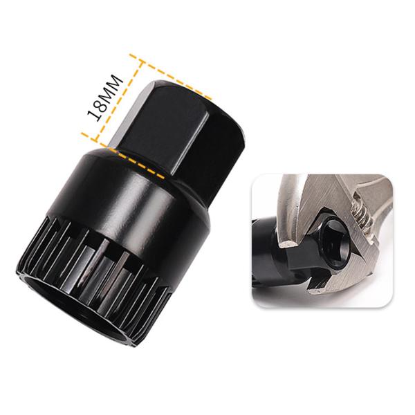 バイククランクエクストラクターボトムブラケットリムーバーガジェットスパナレンチクランクプーラー実用的な自転車改造修理ツール