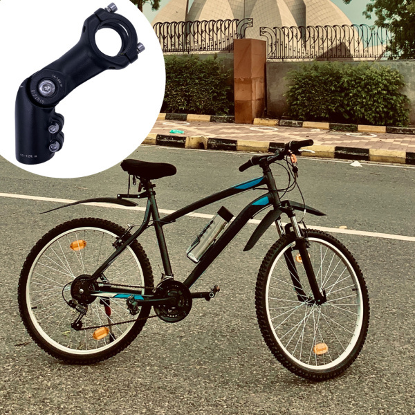 調整可能なブラック31.8mm自転車ステムMTBバイクショートハンドルバー