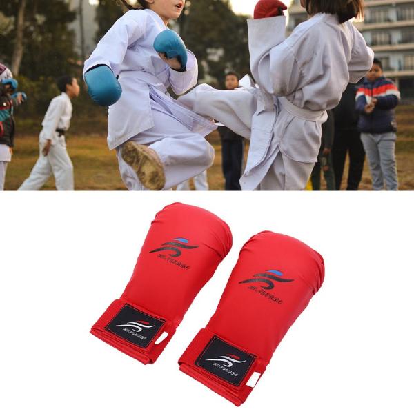 キッズボクシングMMAグローブグラップリングパンチングバッグトレーニングスパーリングレッドL