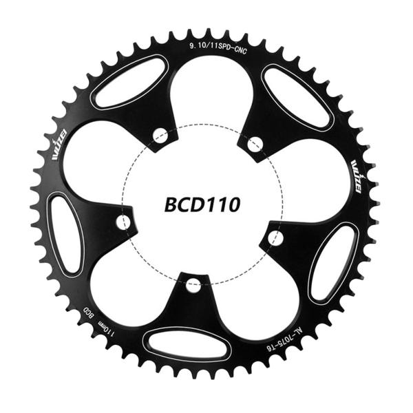110BCDバイクナローワイドチェーンリング50-60Tスプロケットクランク