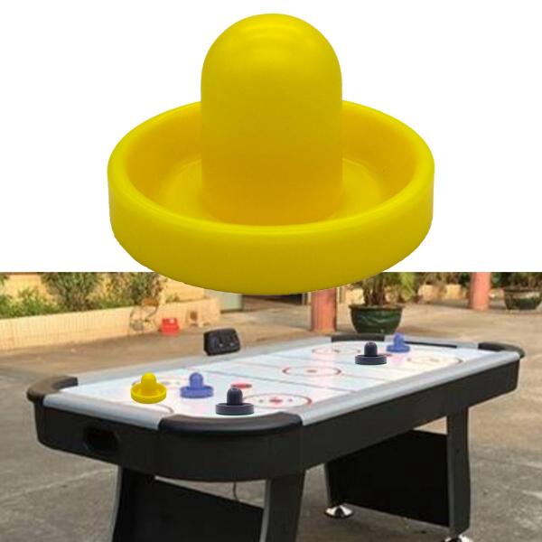 エアホッケープッシャーグリーンフェルト96mmゲームテーブル用アクセサリーイエロー