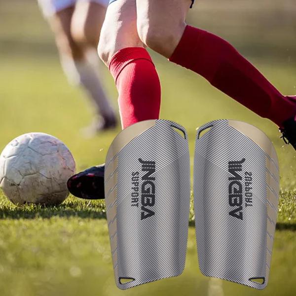 サッカーシンガードサッカーパッド大人の男の子女の子のためのシンパッドブラックL