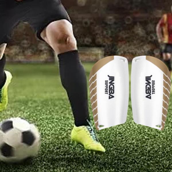 サッカーシンガードサッカーパッド大人の男の子女の子のためのシンパッドホワイトL