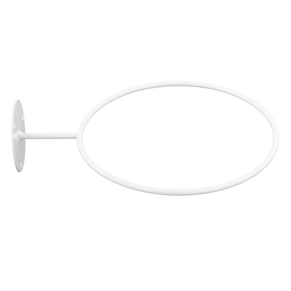 バスケットボールボールハンドホルダーウォールマウントディスプレイメタル収納ラックホワイト