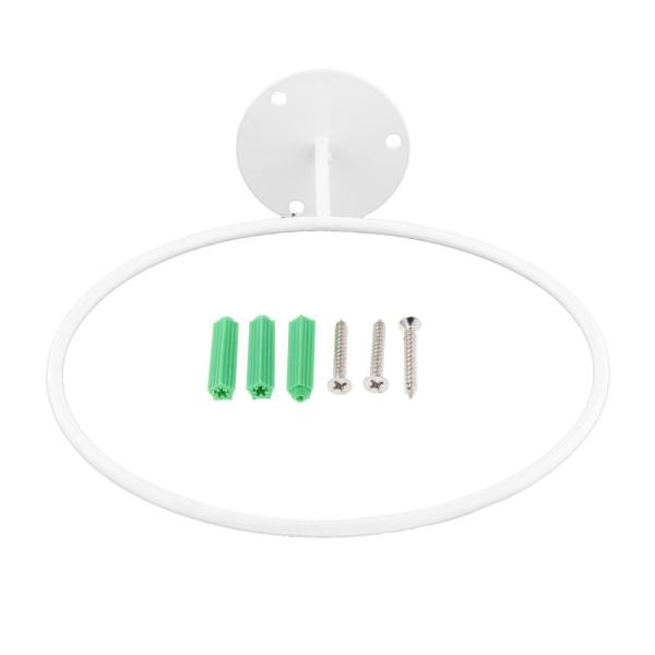 バスケットボールボールハンドホルダーウォールマウントディスプレイメタル収納ラックホワイト