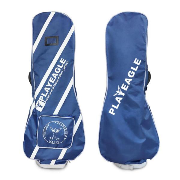 軽量ゴルフトラベルキャリーバッグレインカバー保護ケースアンチダストブルー
