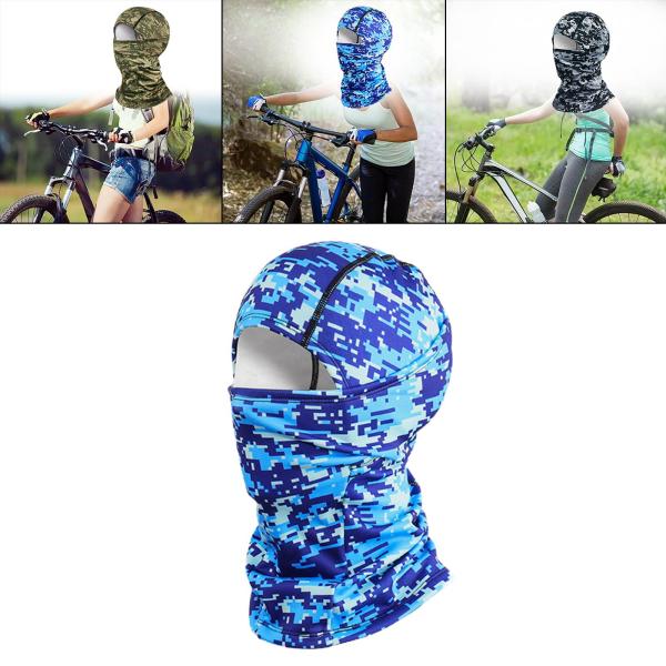 冬のフェイスカバーサイクリングヘッドギア屋外サイクリングブルー用フルフェイスマスク