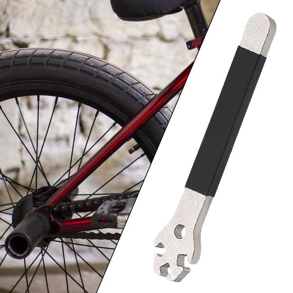 バイクスポークレンチレバーMTB自転車ホイールスポークレンチミニスパナブラック
