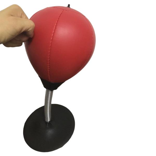 オフィスワークアウトレッドのためのインフレータブルデスクトップパンチバッグ自立テーブル