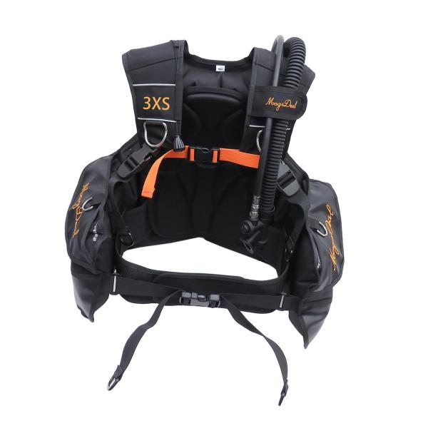 匿名配送 AqualungジャケットスタイルのスキューバダイビングBCD、統合ポケット浮力補償装置ファストロック、初心者向けのブラックインフレーション 【X2385043163】(14582円)