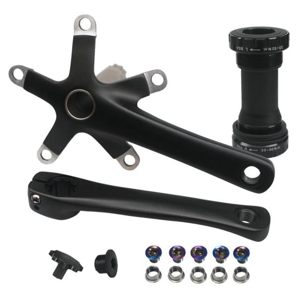 自転車クランクセットシングルスピード44Tチェーンリング130BCD