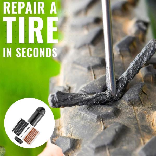 ポータブルMTBチューブレスタイヤ修理キット自転車用の鋭くて強力なドリルツール