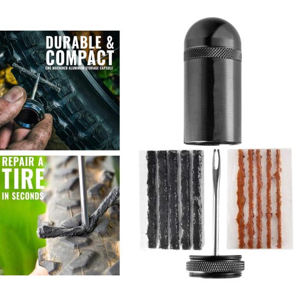 ポータブルMTBチューブレスタイヤ修理キット自転車用の鋭くて強力なドリルツール