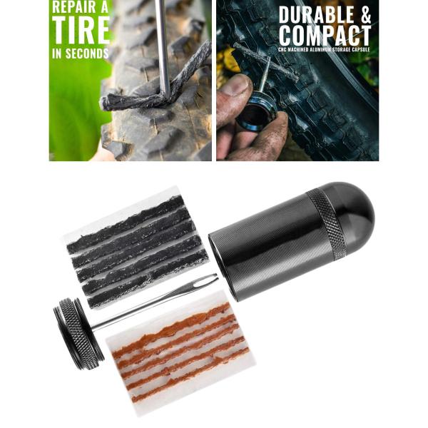 ポータブルMTBチューブレスタイヤ修理キット自転車用の鋭くて強力なドリルツール