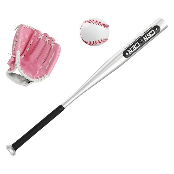 野球グローブとボールポータブル付き野球バットセット : STK