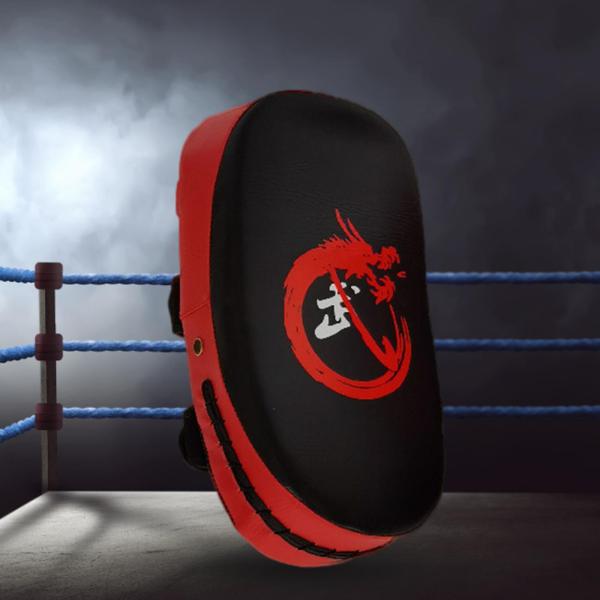 Sanda Sport Strike Training GymWorkoutRed用のKickshieldDurableCurved PU